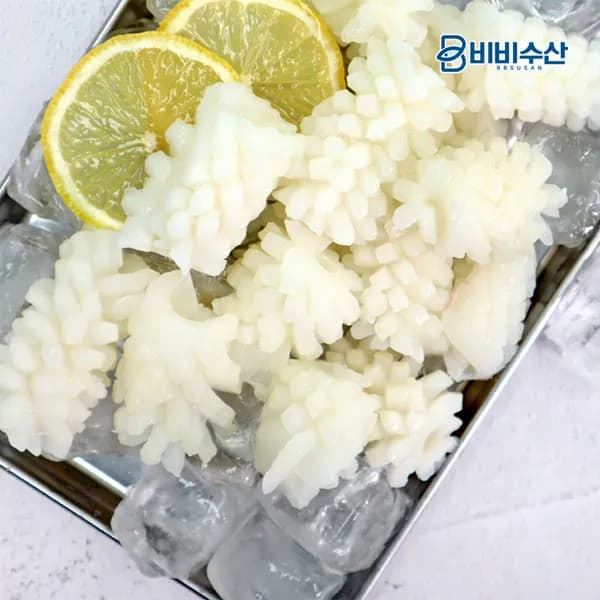 비비수산 칼집 오징어 솔방울 오징어 550g 3개 14,000원