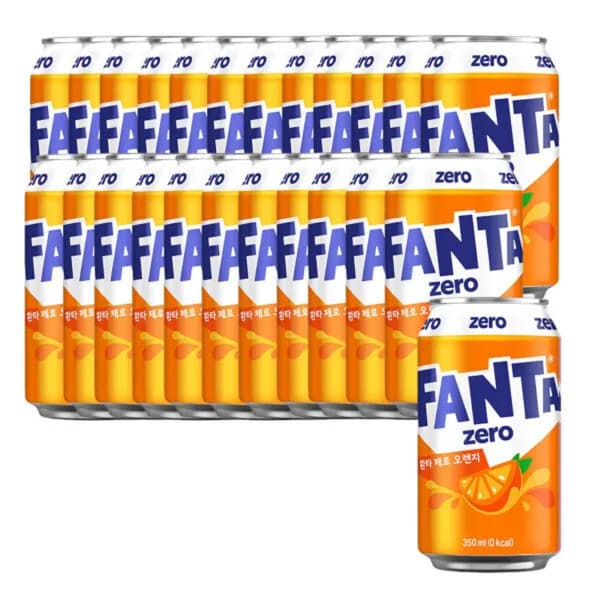 환타 제로 오렌지 350ml 24캔