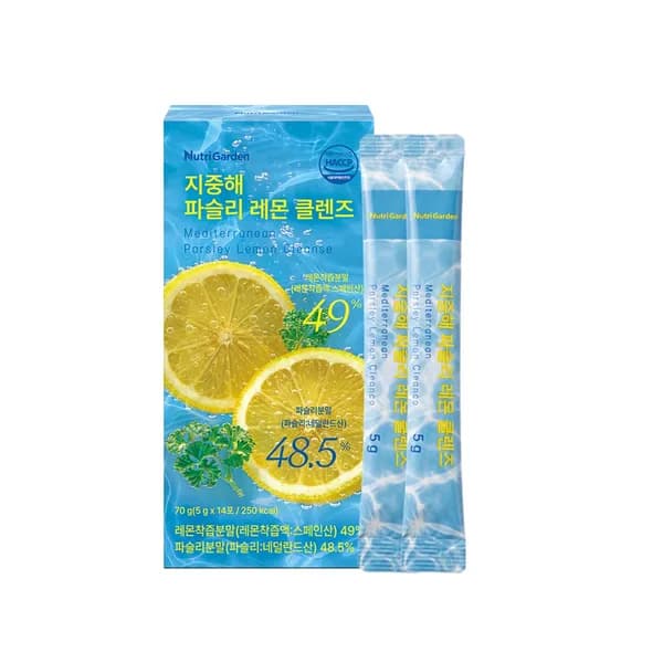 뉴트리가든 지중해 파슬리 레몬 클렌즈 디톡스 5g 14포