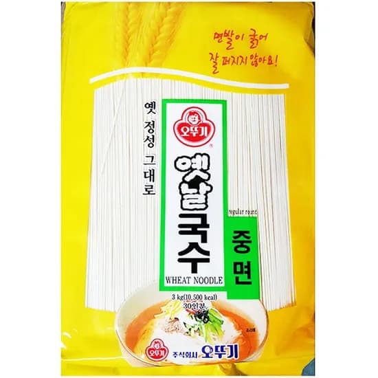 오뚜기 중면 국수 업소용 3kg 1개