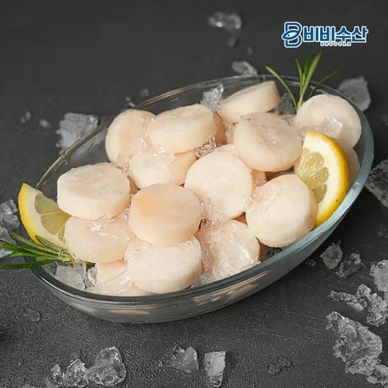 깔끔 손질 가리비관자살 특대 500g 2개