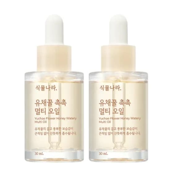 식물나라 유채꿀 촉촉 멀티오일 30ml 2개