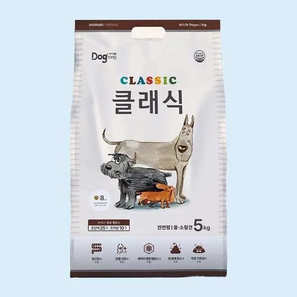 도그랑 강아지 사료 클래식 전연령 5kg
