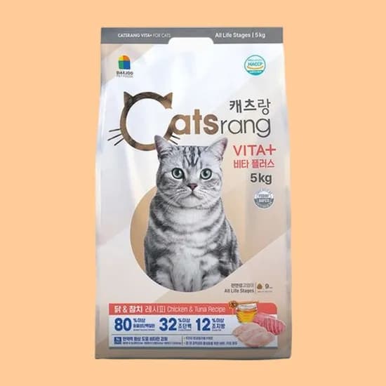 캐츠랑 고양이 사료 비타플러스 5kg 1개