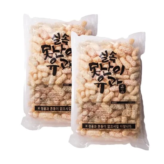 정일품 못난이 유과 1.5kg 2팩