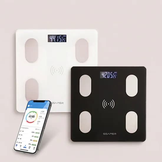 SSAPER 어플연동 인바디 체중계 JSK-20024 화이트 1개