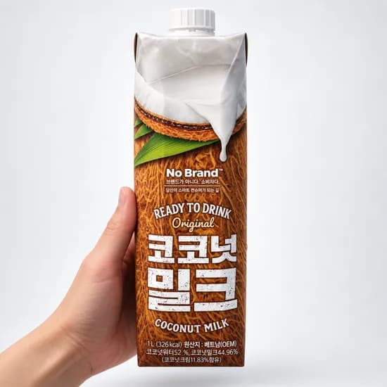 노브랜드 코코넛 밀크 1L 3개