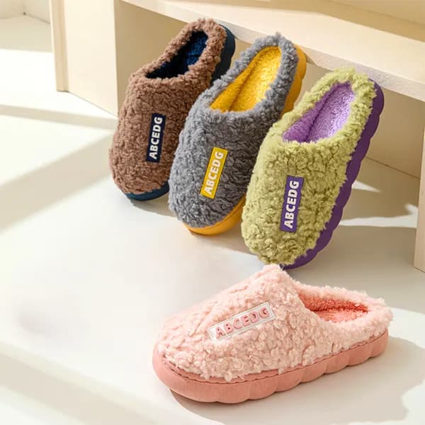 남녀공용 커플 브로콜리 양털 슬리퍼 그린 250mm 1개 5,900원