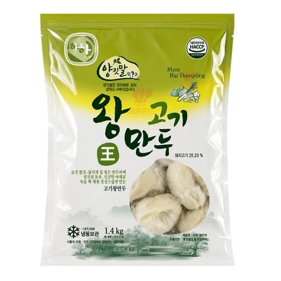 SIMPLE FOOD 아하 양짓말 고기 왕만두 1.4kg 1개