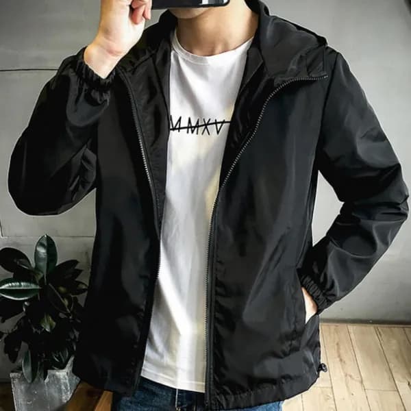 경량 바람막이 자켓 남녀공용 4XL 화이트 1개
