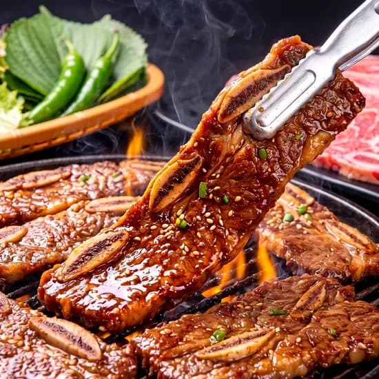 국내산 한우 LA갈비, 대용량, 1kg, 3팩
