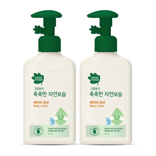 그린핑거 촉촉한 자연보습 베이비 로션 320ml 2개