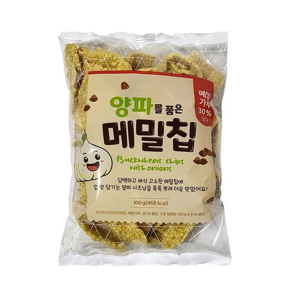 양파를 품은 메밀칩 100g 5개