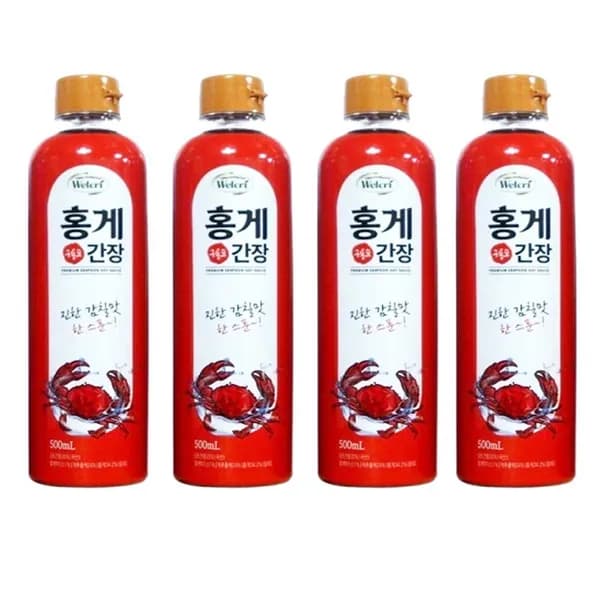 구룡포 홍게 요리 만능 맛간장 500g 4개