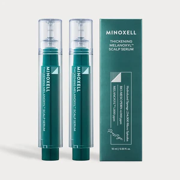 현대약품 마이녹셀 씨크닝 멜라녹실 PDRN 스피큘 탈모 앰플세럼 10ml 2개