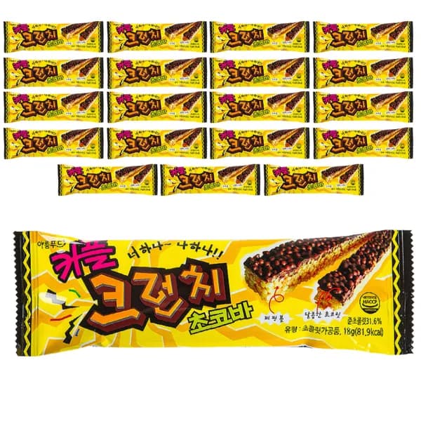 아름푸드 커플 크런치 초코바 18g 20개 5,990원