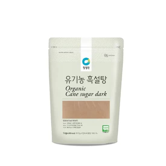 청정원 유기농 흑설탕 1kg 1개