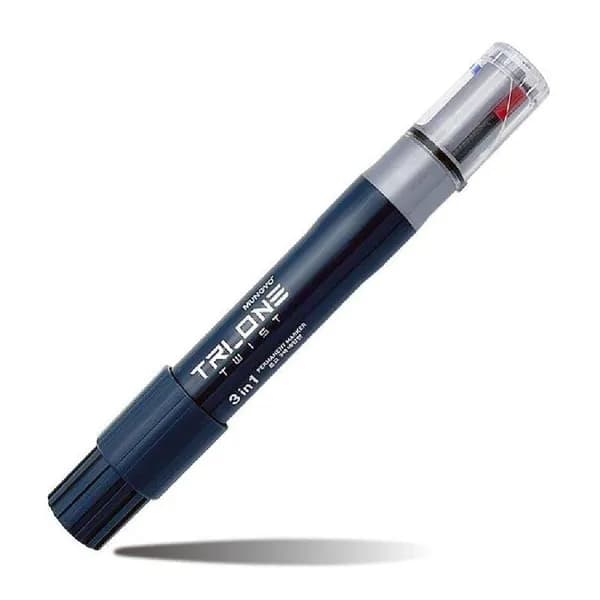 문교 삼색 네임펜 MTRPM-3A 빨강+파랑+검정 1개 5,000원