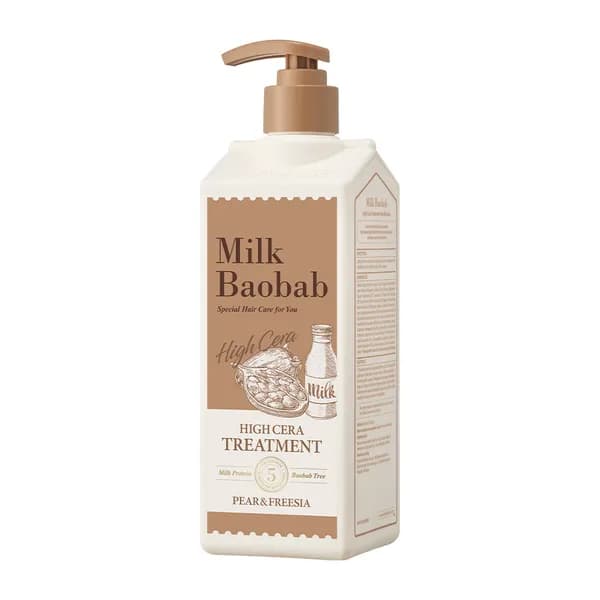 밀크바오밥 하이세라 트리트먼트 페어앤프리지아 500ml 2개
