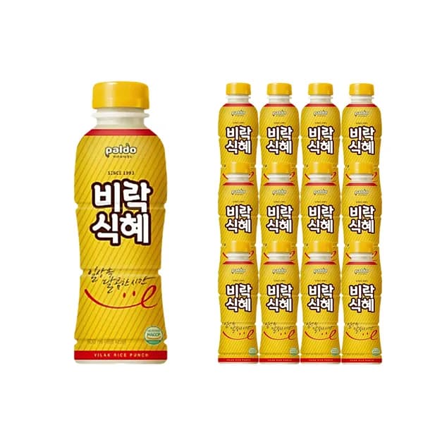 팔도 비락식혜 500ml 12개 1박스 15,200원