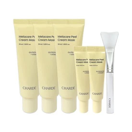 샤르드 멜라케어 필크림 마스크 50ml 3개 12ml 2개 전용브러쉬 1세트