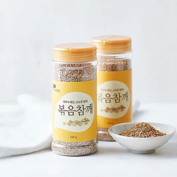 국내산 볶음참깨 220g 1개