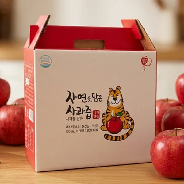 NFC 착즙 100프로 사과즙 120ml 50팩