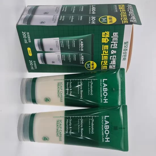 라보에이치 두피강화 캡슐트리트먼트 탈모증상완화 더블기획 400ml 1세트
