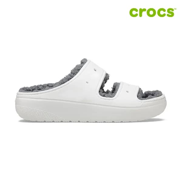 크록스 클래식 코지 남녀공용 털샌들 207446-100 화이트 M6W8(250mm) 18,000원