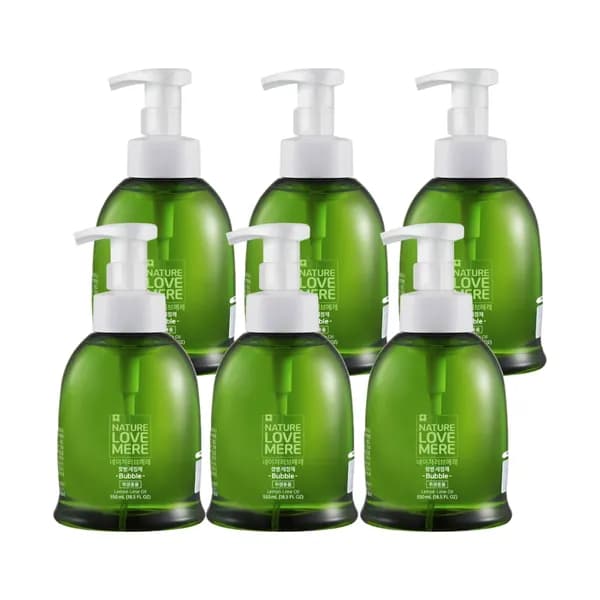 네이쳐러브메레 젖병세정제 거품형 용기형 550ml 6개