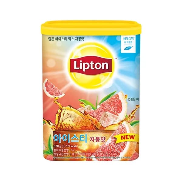 립톤 아이스티 분말 자몽맛 770g 1개