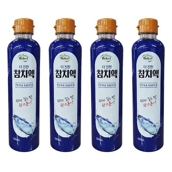 더 진한 참치액 만능소스 500g 4개