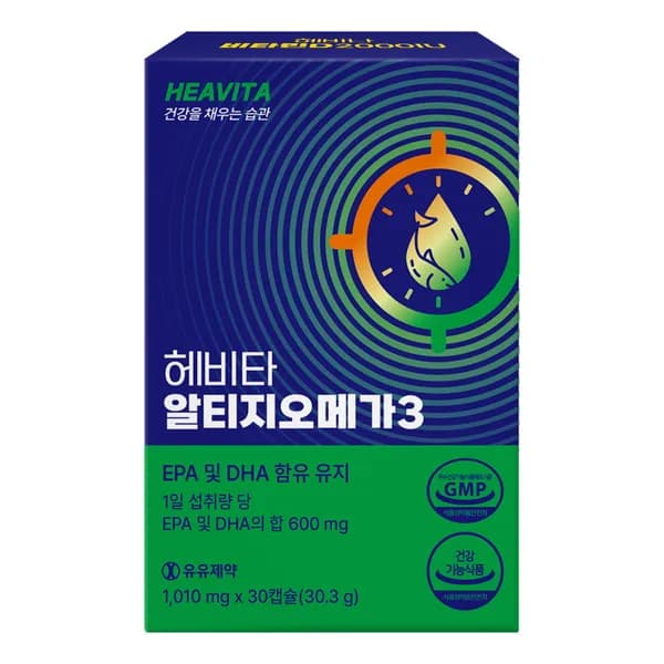 유유제약 rTG 오메가3 30개 6개