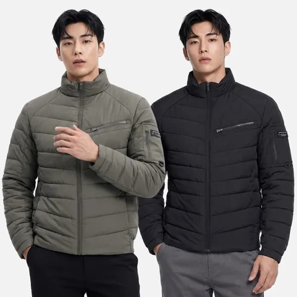 김영주스포츠 남성 경량 패딩 자켓 M7WJ13 네이비 100