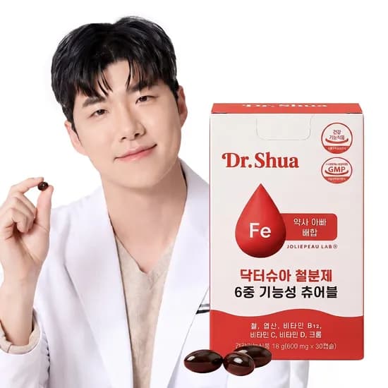 닥터슈아 약사아빠배합 철분제 츄어블 레몬포도맛 30캡슐 1개