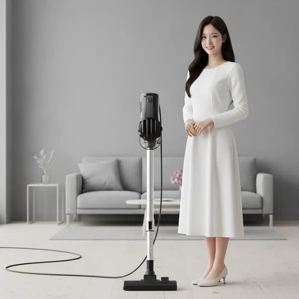 Cium 싸이클론 스틱 유선 청소기 DWM-4733C 블랙