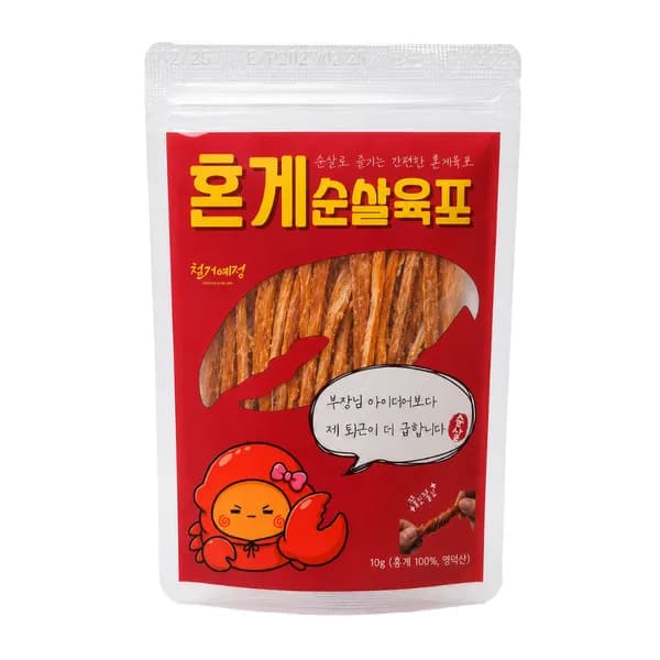 영덕 홍게 해각포 혼게순살육포 10g 5개 21,000원