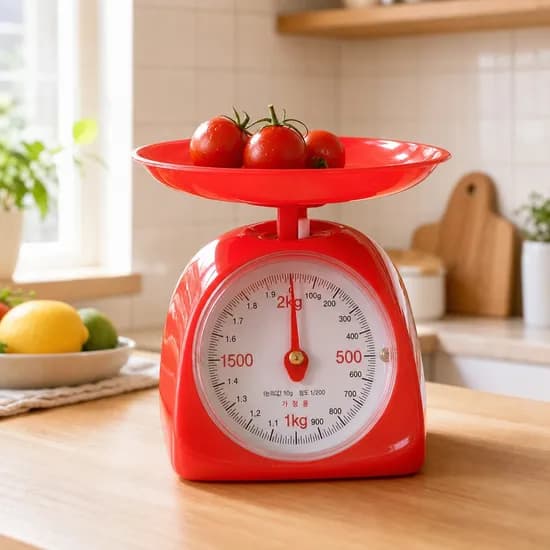 경인산업 기계식 아날로그 주방저울, 2kg, 1개