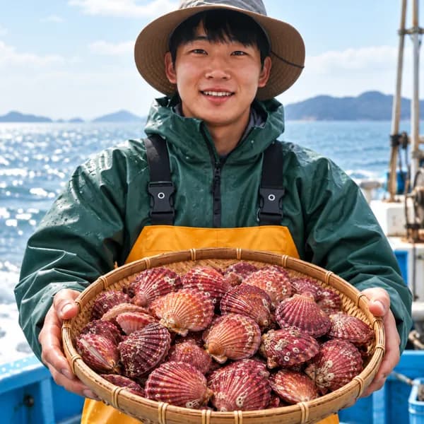 통영 활 홍가리비 3kg 1박스 19,700원