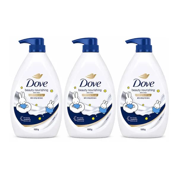 도브 뷰티너리싱 바디워시 1000ml 3개 21,000원