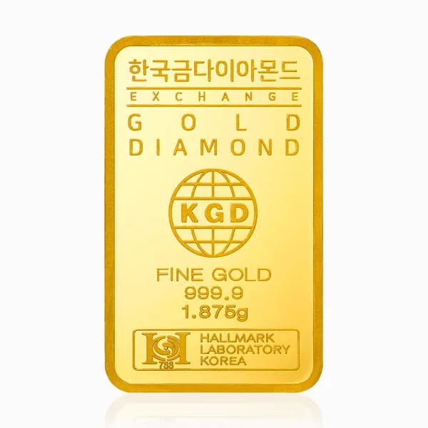 한국금다이아몬드 금 골드바 1.875g 1개