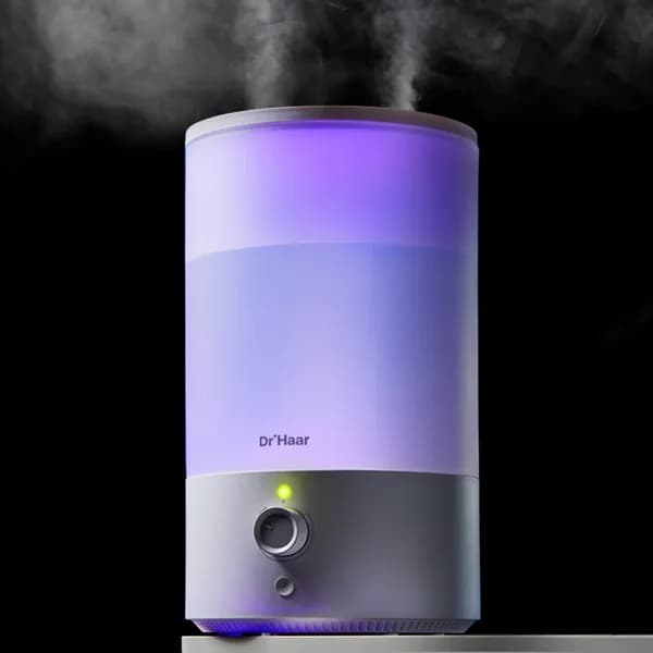 닥터하르 5L 대용량 미니 듀얼 초음파 미스트 저소음 무드등 가습기 GO-2450V1 화이트