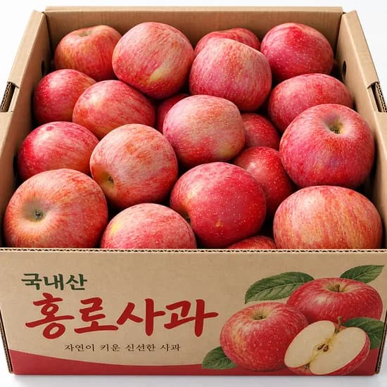 햇 홍로사과 5kg 1박스