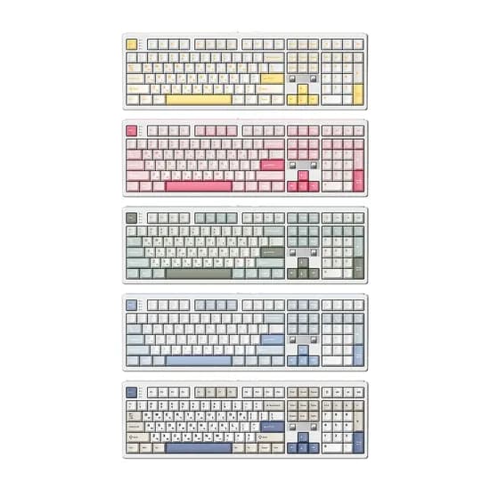 아콘 AK68 Dual Dial 유무선 기계식 키보드 바나나라떼 저소음 디딤돌축 1개