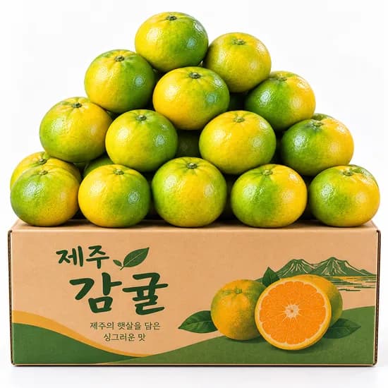 제주직송 햇 극조생 감귤 랜덤과 5kg 1박스