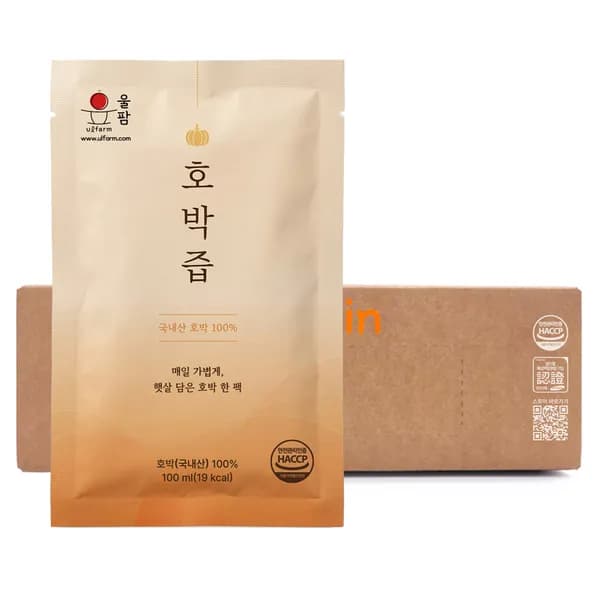 울팜 국내산 호박즙 100ml 30팩