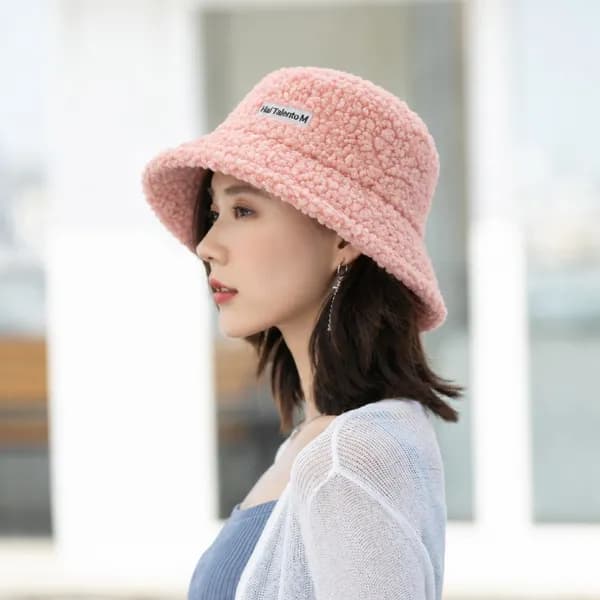 램스울 벙거지 모자 핑크 1개 5,361원
