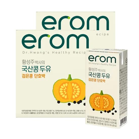 이롬 국산콩 단호박두유 190ml 32개
