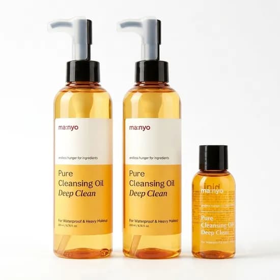 마녀공장 퓨어 클렌징 오일 딥 클린 세트 200ml+200ml+55ml 1개