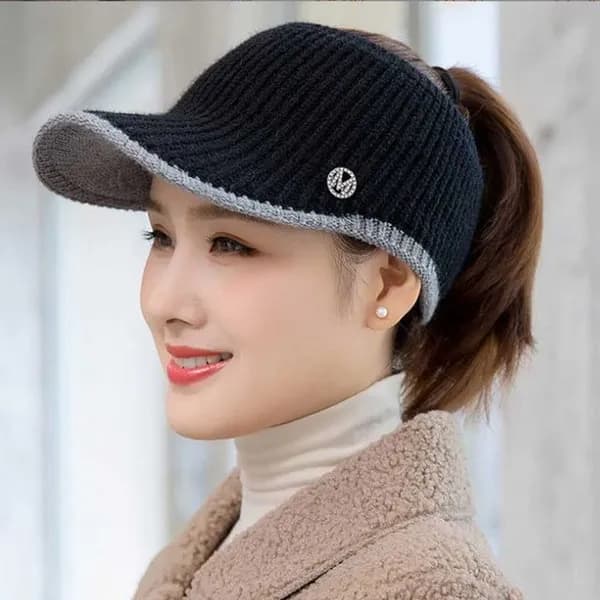 여성 골프 선바이저 썬캡 브라운 FREE 1개